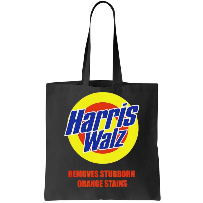 Kamala Harris Walz Removes Stubborn Orange Stains Humorous Tote Bag