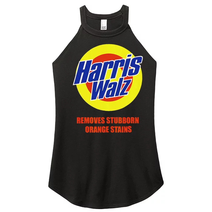 Kamala Harris Walz Removes Stubborn Orange Stains Humorous Women’s Perfect Tri Rocker Tank