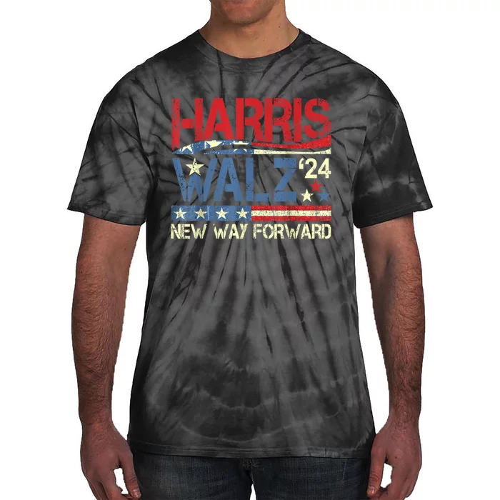 Kamala Harris Walz A New Way Forward Tie-Dye T-Shirt