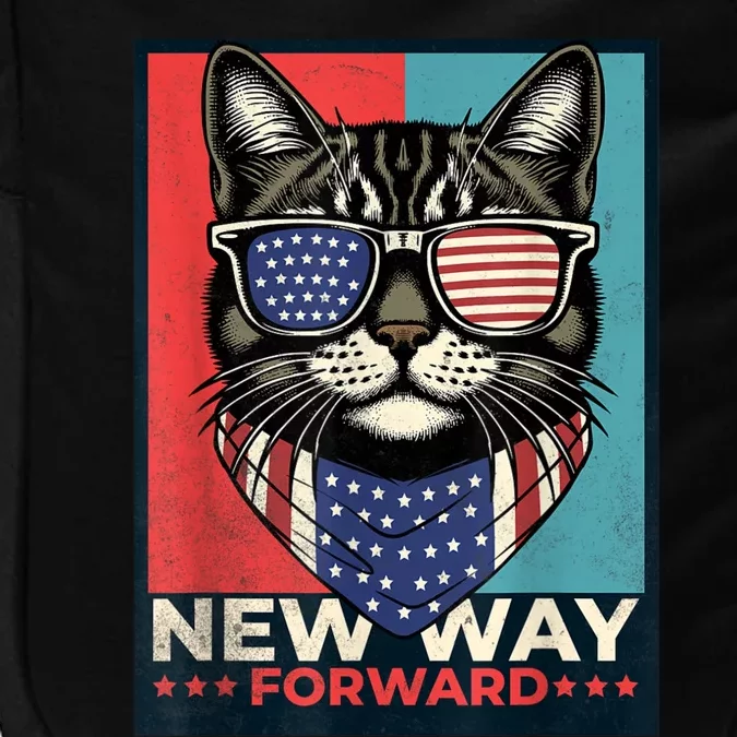 Kamala Harris Walz A New Way Forward Cat Impact Tech Backpack