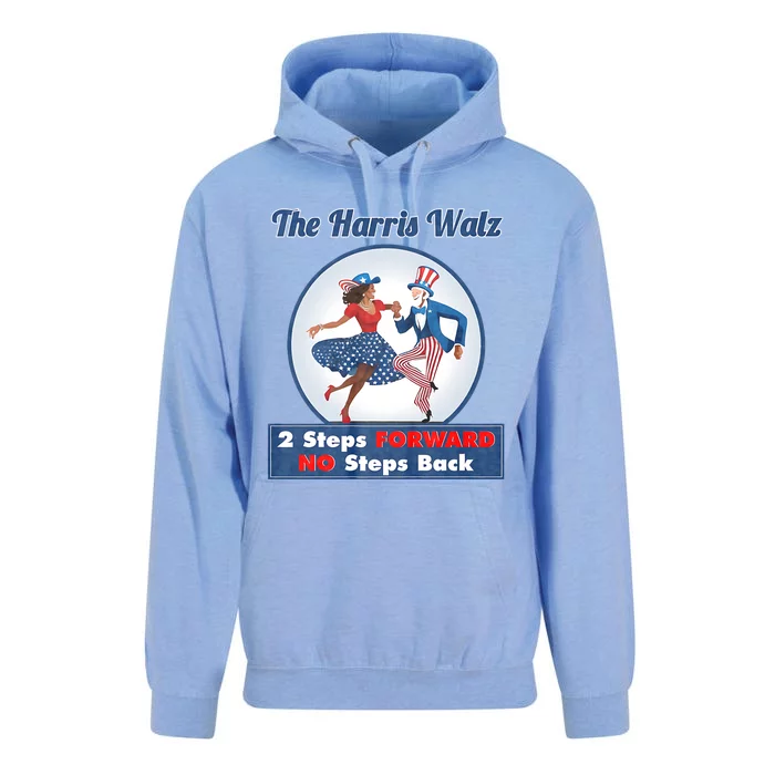 Kamala Harris Walz 2024 Waltz Dance 2 Steps Forward Not Back Unisex Surf Hoodie