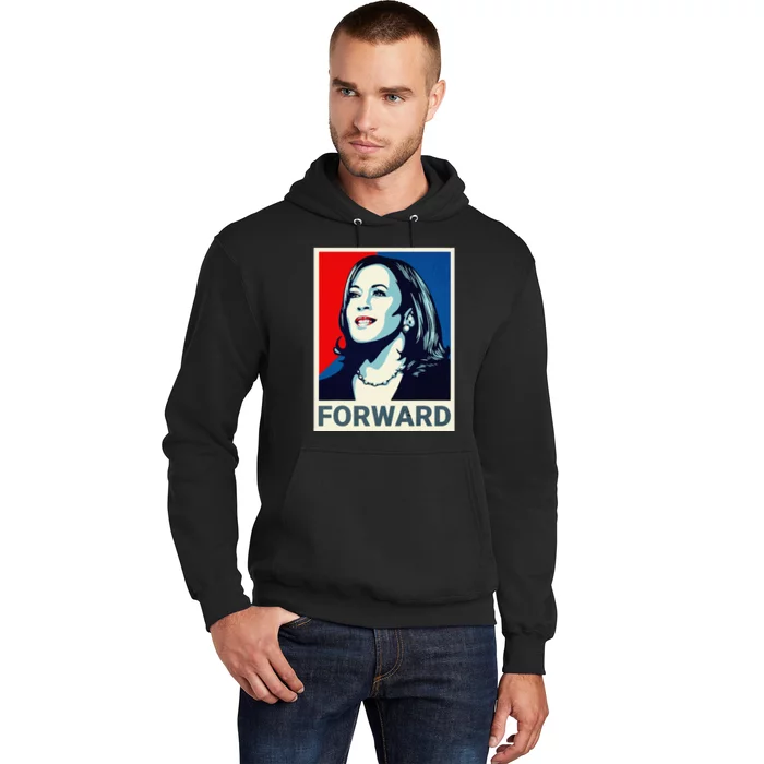 Kamala Harris Walz Waltz 2024 Moving Forward Not Going Back Hoodie