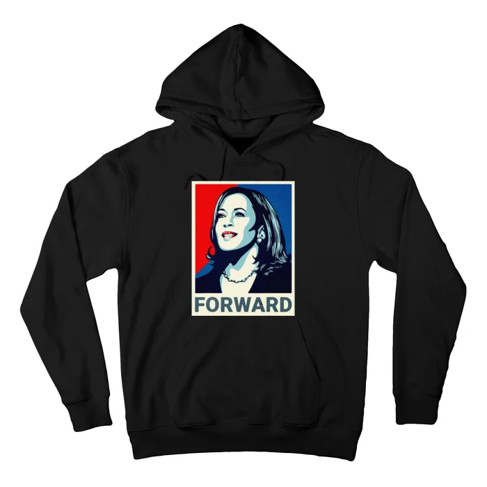 Kamala Harris Walz Waltz 2024 Moving Forward Not Going Back Hoodie