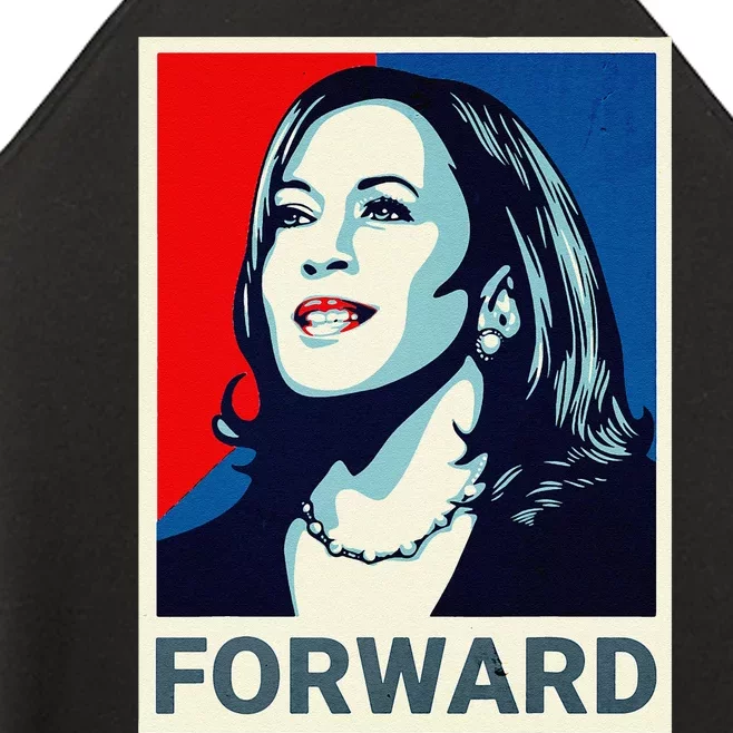 Kamala Harris Walz Waltz 2024 Moving Forward Not Going Back Women’s Perfect Tri Rocker Tank