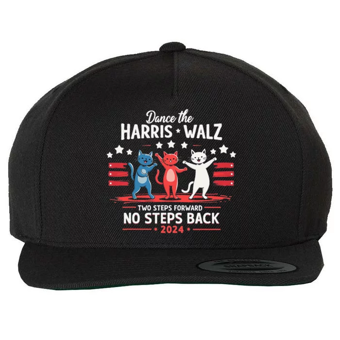 Kamala Harris Walz 2024 Waltz Dance Wool Snapback Cap