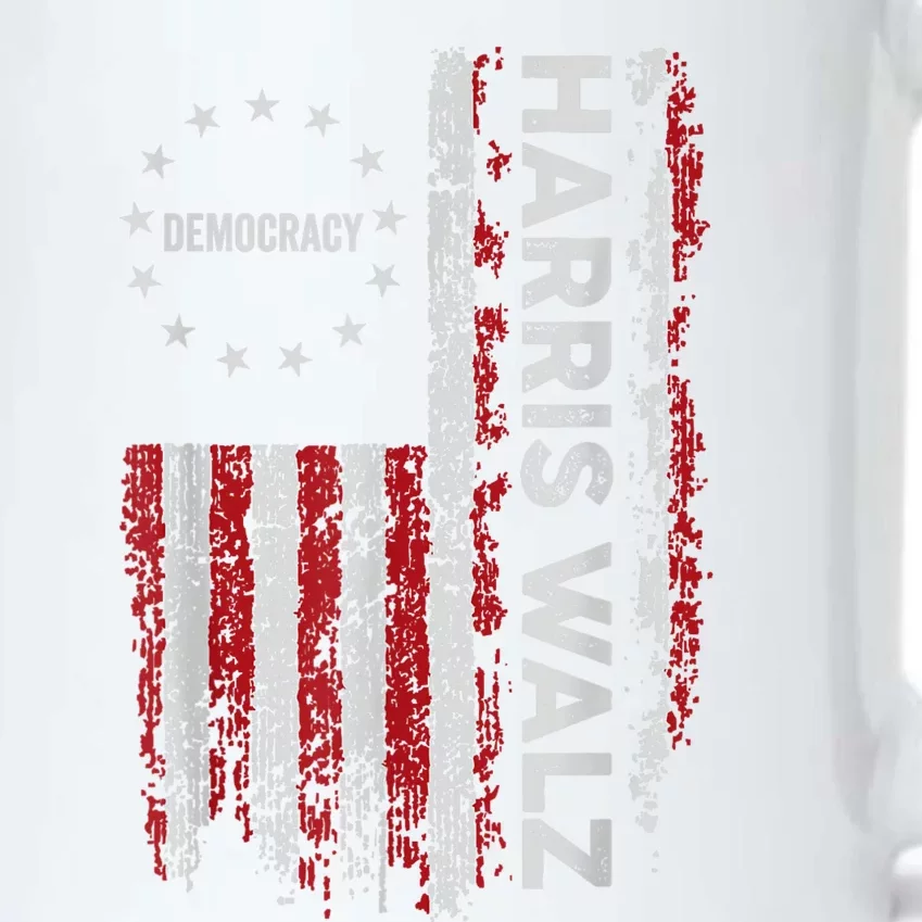 Kamala Harris Walz 2024 Harris Waltz Vp President 47th Flag Black Color Changing Mug