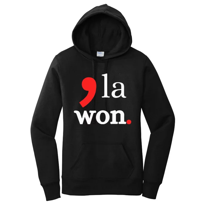 Kamala Harris Won 2024 Election Results Women's Pullover Hoodie