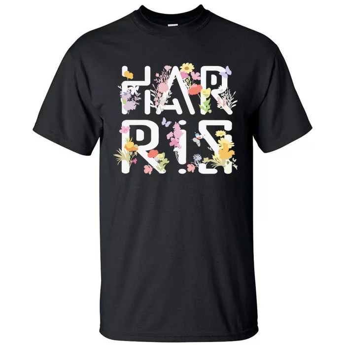 Kamala Harris Wildflower Floral Feminine First Female President 24 Tall T-Shirt