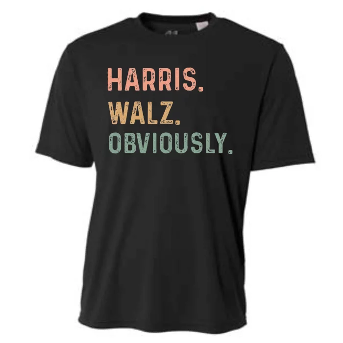 Kamala Harris Walz Obviously Cooling Performance Crew T-Shirt