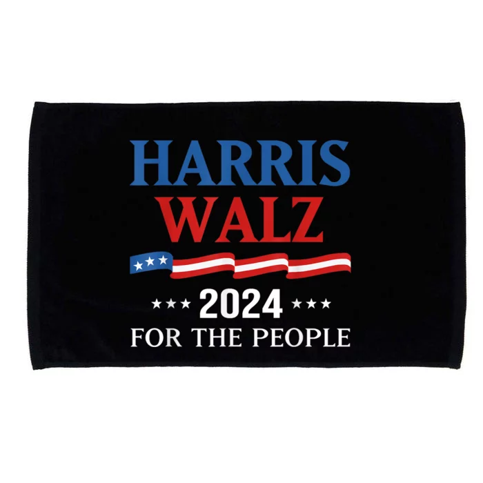 Kmala Harris Waltz Harriswaltz 2024 For The People Kamalaharris Timwaltz 2024 Microfiber Hand Towel