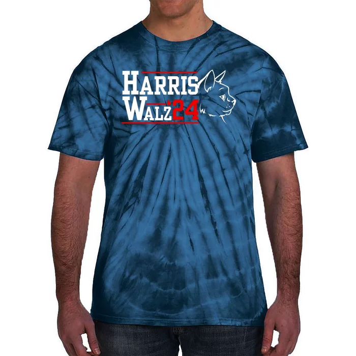 Kamala Harris Waltz Walz 2024 Presidential Tie-Dye T-Shirt