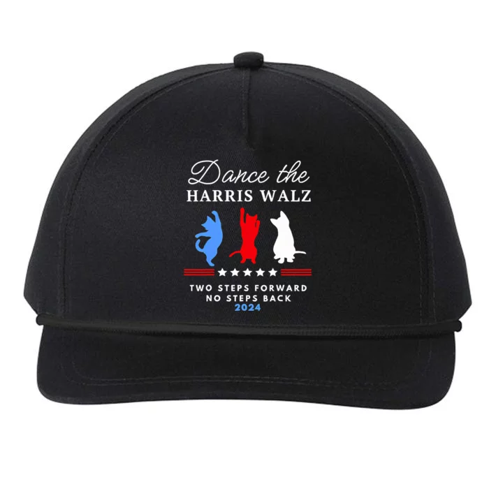 Kamala Harris Walz 2024 Waltz Dance 2 Steps Forward Not Back Snapback Five-Panel Rope Hat