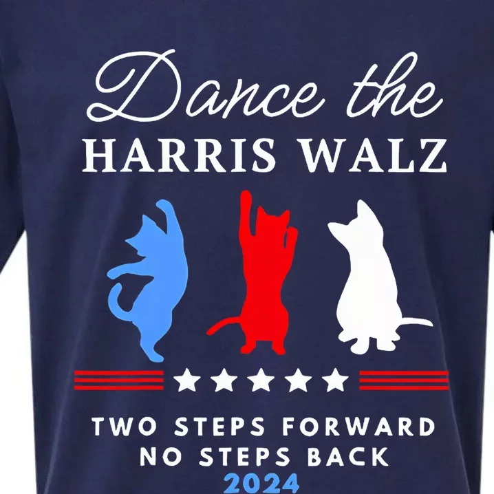 Kamala Harris Walz 2024 Waltz Dance 2 Steps Forward Not Back Sueded Cloud Jersey T-Shirt