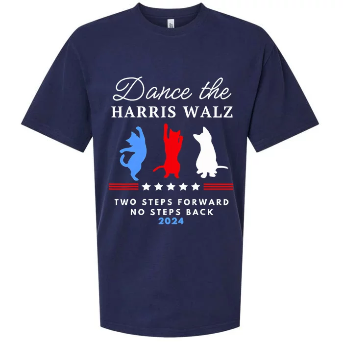 Kamala Harris Walz 2024 Waltz Dance 2 Steps Forward Not Back Sueded Cloud Jersey T-Shirt