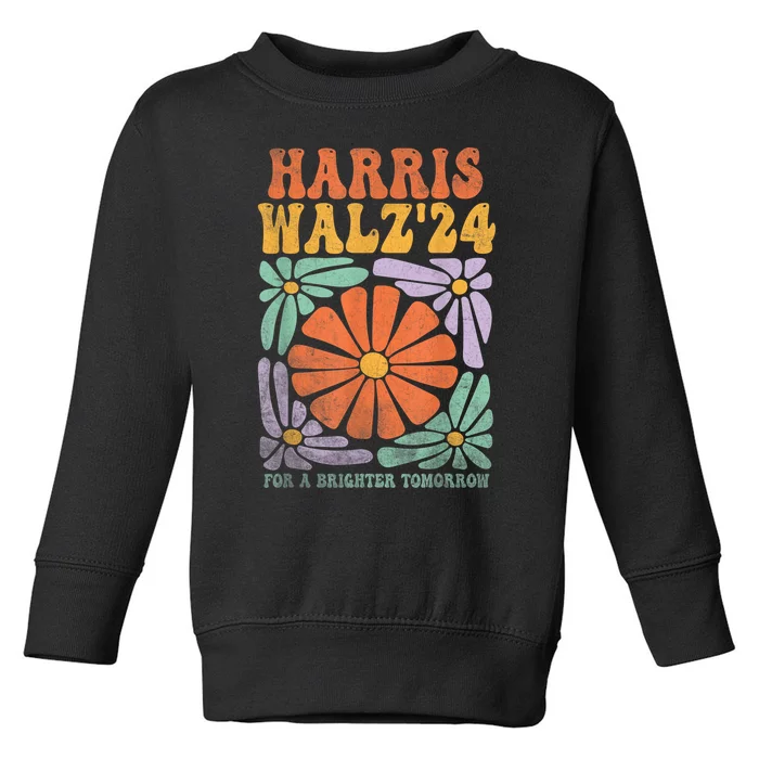 Kamala Harris Waltz Toddler Sweatshirt