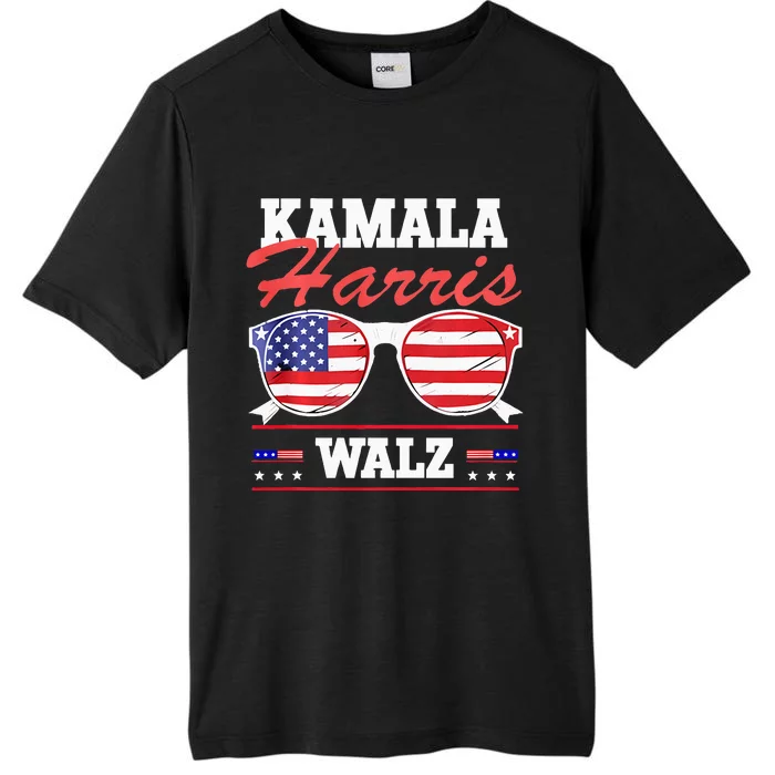 Kamala Harris Waltz American Flag ChromaSoft Performance T-Shirt