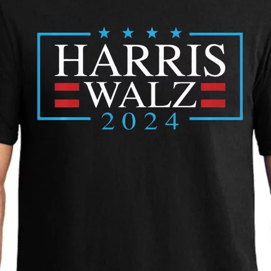 Kamala Harris Walz 2024 President Election Vote Usa Design Pajama Set