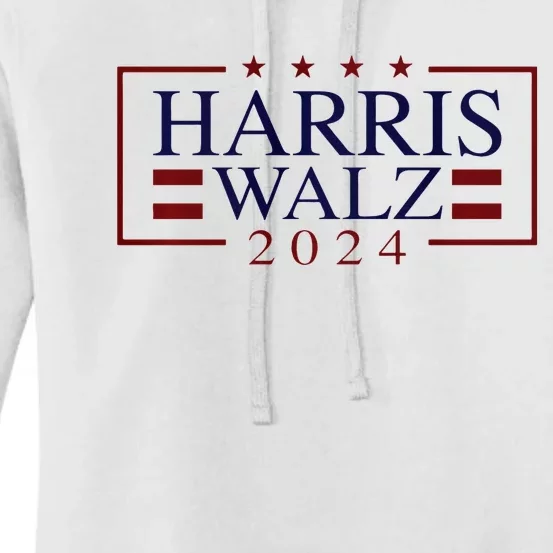 Kamala Harris Walz 2024 President Election Vote Usa Design Women's Pullover Hoodie