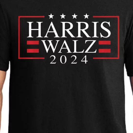 Kamala Harris Walz 2024 President Election Vote Usa Design Pajama Set