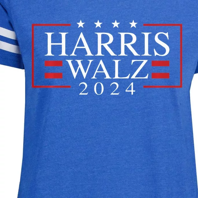 Kamala Harris Walz 2024 President Election Vote Usa Design Enza Ladies Jersey Football T-Shirt