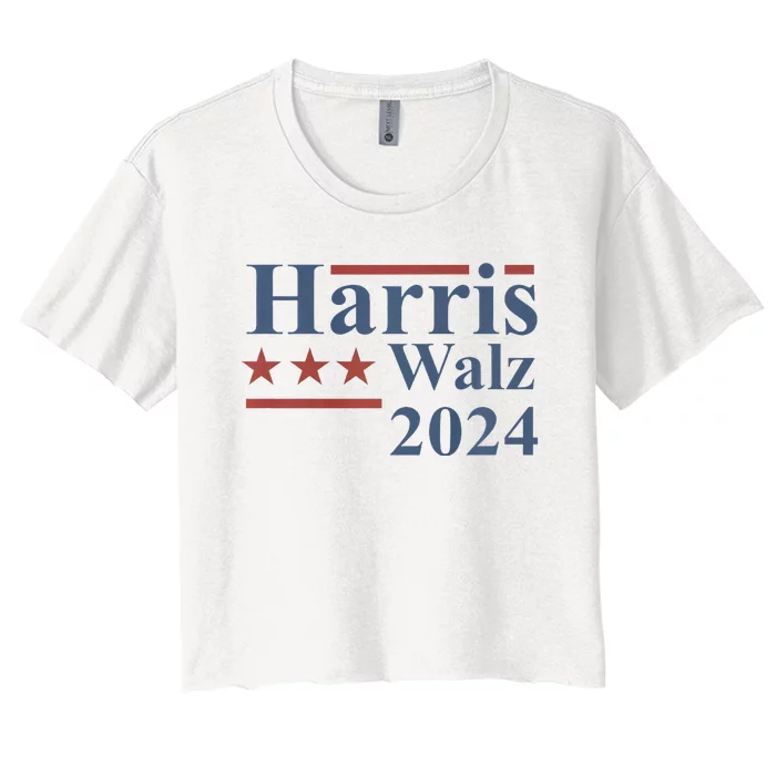 Kamala Harris Walz 2024 Women's Crop Top Tee