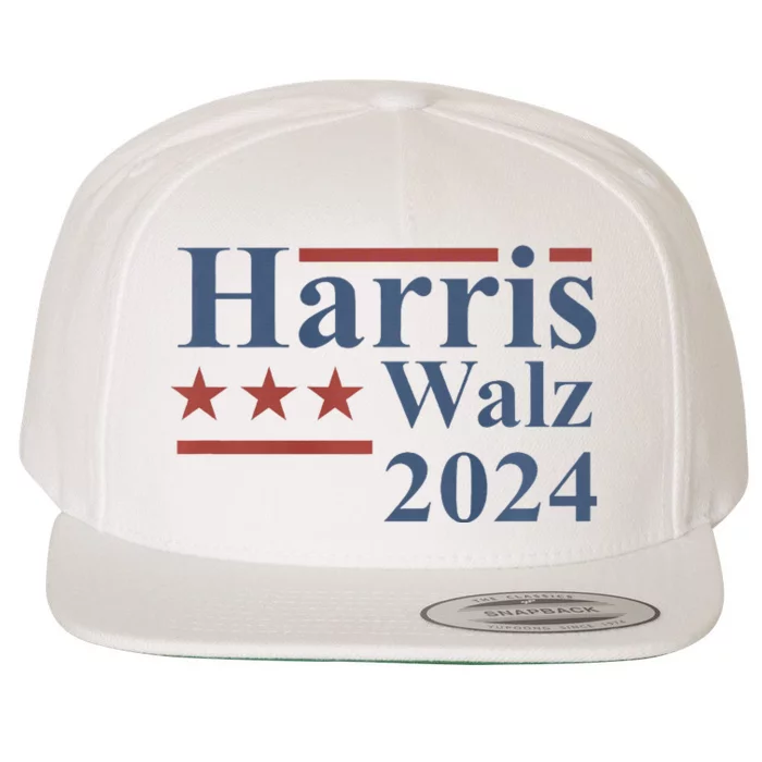 Kamala Harris Walz 2024 Wool Snapback Cap