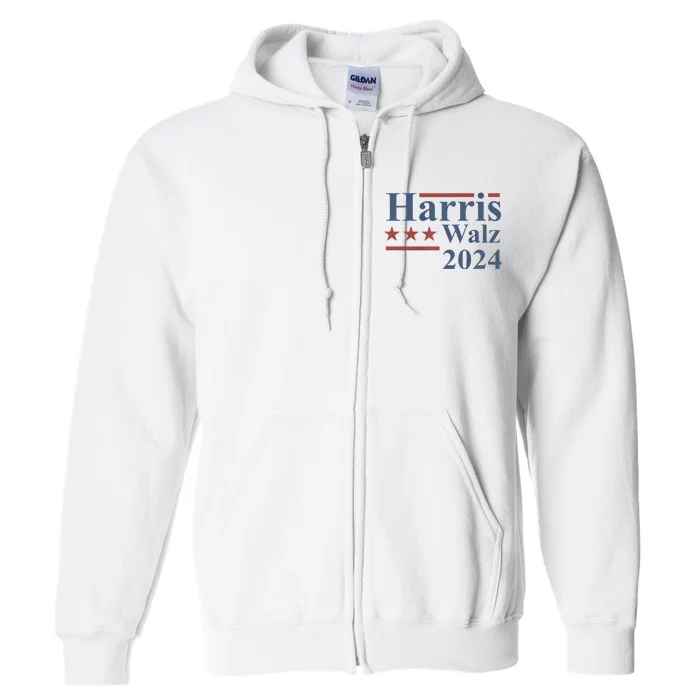 Kamala Harris Walz 2024 Full Zip Hoodie