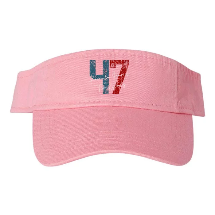 Kamala Harris Walz 2024 Harris Waltz Democratic 47 Valucap Bio-Washed Visor