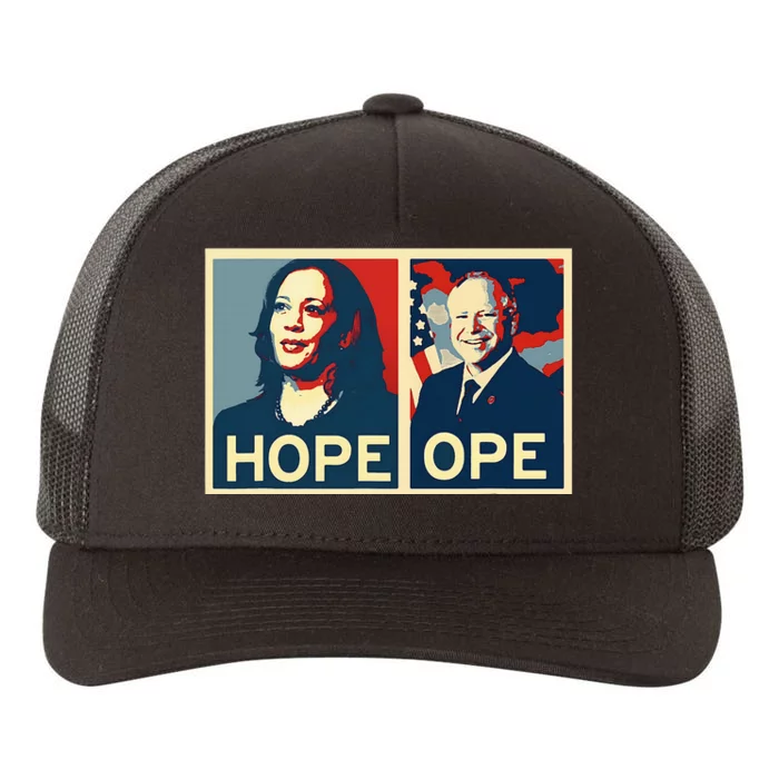 Kamala Hope Walz Ope Harris Walz 2024 Ope Vice President Yupoong Adult 5-Panel Trucker Hat