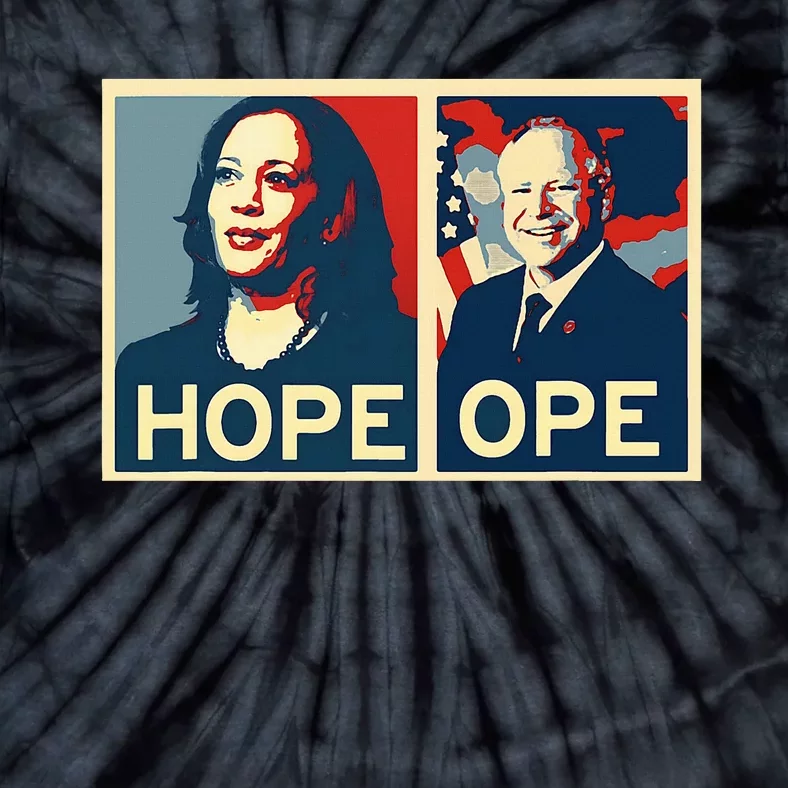 Kamala Hope Walz Ope Harris Walz 2024 Ope Vice President Tie-Dye T-Shirt