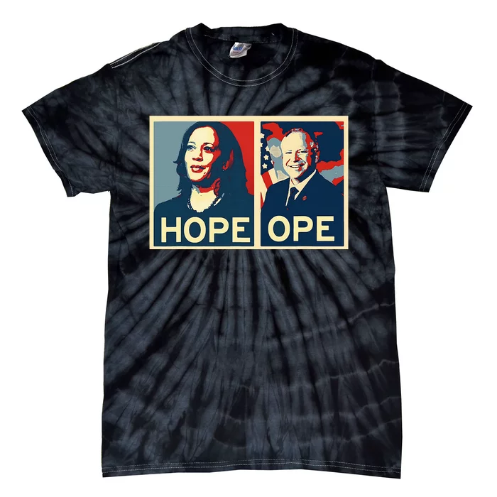 Kamala Hope Walz Ope Harris Walz 2024 Ope Vice President Tie-Dye T-Shirt