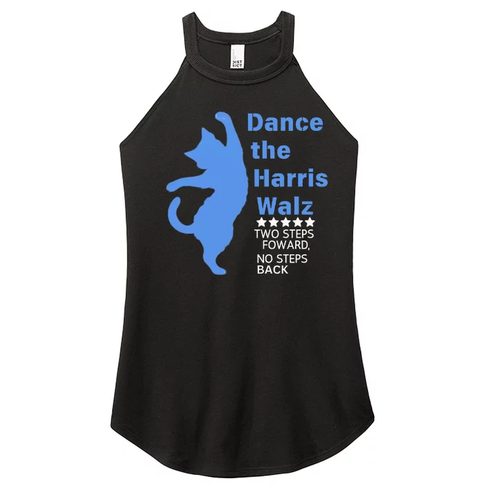 Kamala Harris Walz 2024 Waltz Dance 2 Steps Forward Women’s Perfect Tri Rocker Tank