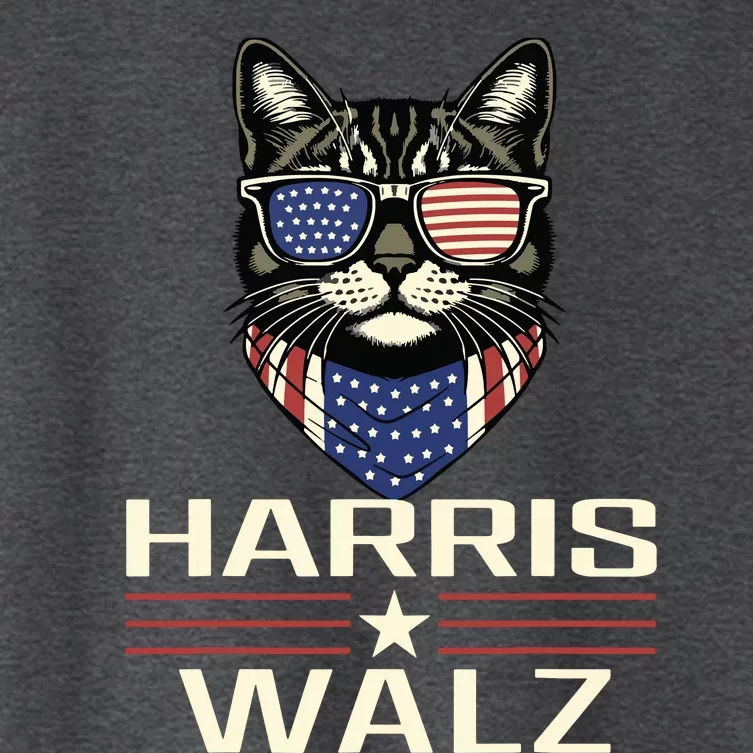 Kamala Harris Walz 2024 Harris Waltz Democratic Vp President Women's Crop Top Tee