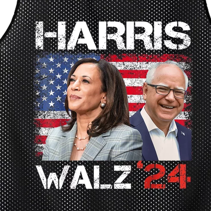 Kmala Harris Waltz 2024 Mesh Reversible Basketball Jersey Tank