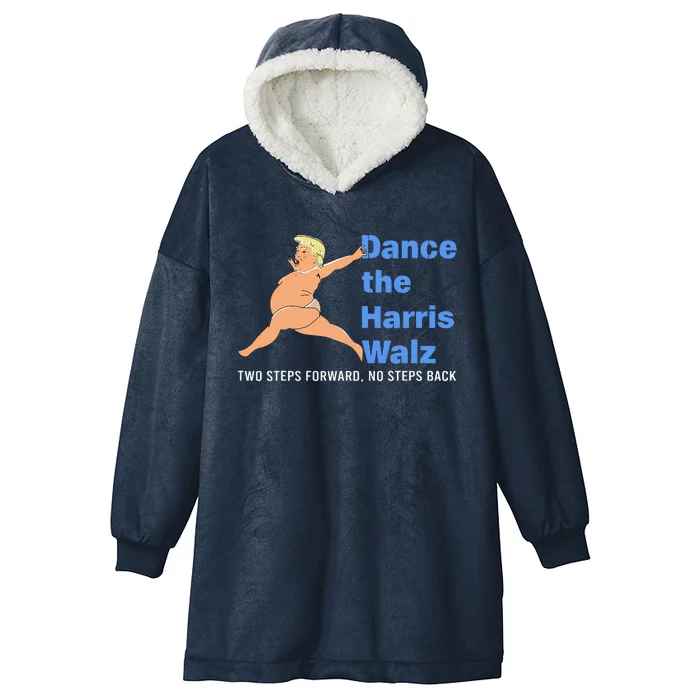 Kamala Harris Walz 2024 Waltz Dance Trump Hooded Wearable Blanket