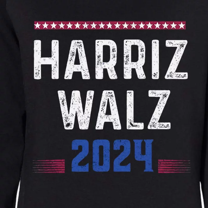 Kamala Harris Waltz 2024 Cool Patriotic Womens California Wash Sweatshirt