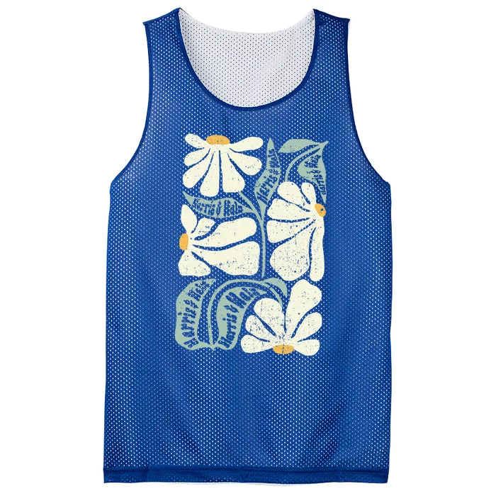 Kamala Harris Waltz Hand Drawn Flower Brighter Tomorrow 2024 Mesh Reversible Basketball Jersey Tank