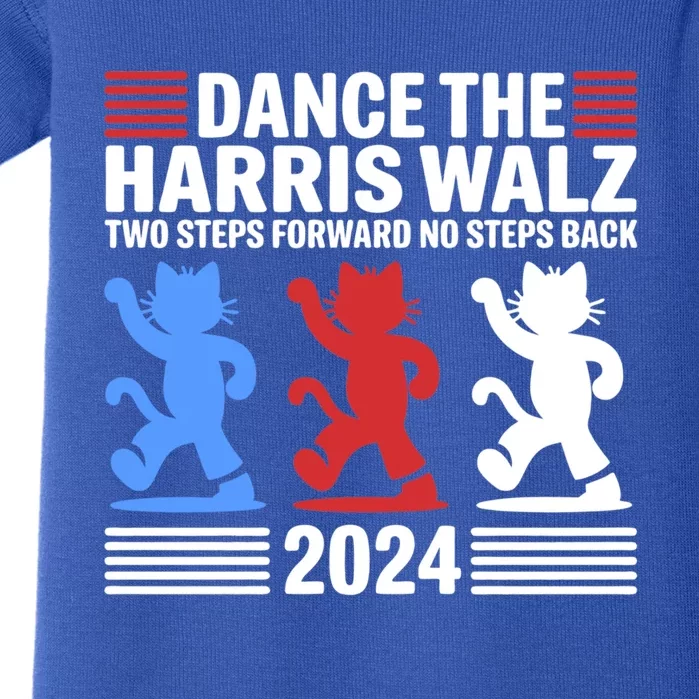 Kamala Harris Walz 2024 Waltz Dance 2 Steps Forward Not Back Gift Baby Bodysuit