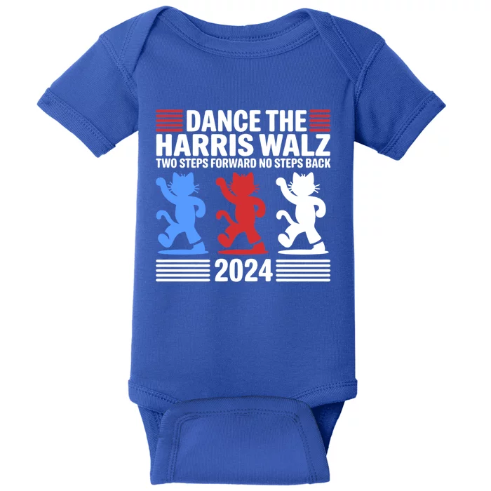 Kamala Harris Walz 2024 Waltz Dance 2 Steps Forward Not Back Gift Baby Bodysuit