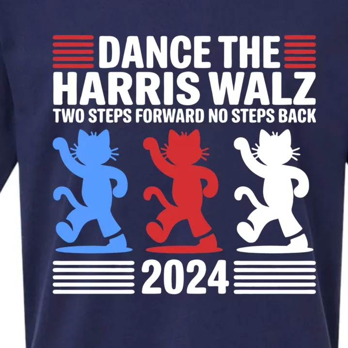 Kamala Harris Walz 2024 Waltz Dance 2 Steps Forward Not Back Gift Sueded Cloud Jersey T-Shirt