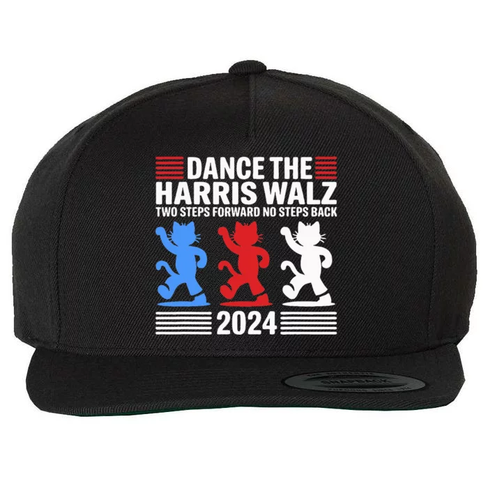 Kamala Harris Walz 2024 Waltz Dance 2 Steps Forward Not Back Wool Snapback Cap