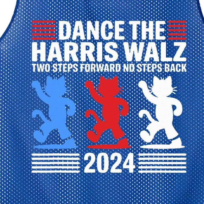 Kamala Harris Walz 2024 Waltz Dance 2 Steps Forward Not Back Mesh Reversible Basketball Jersey Tank