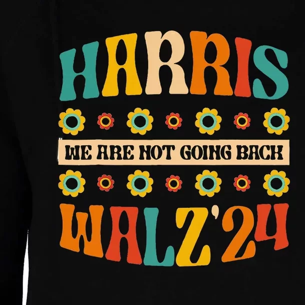 Kamala Harris Walz 2024 For President Election Campaign Boho Womens Funnel Neck Pullover Hood