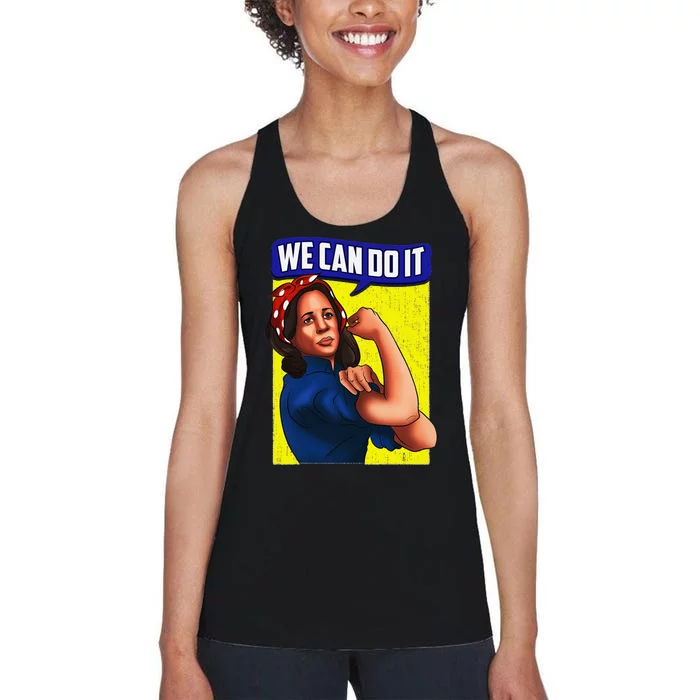 Kamala Harris We Can Do It Kamala For President Women's Racerback Tank