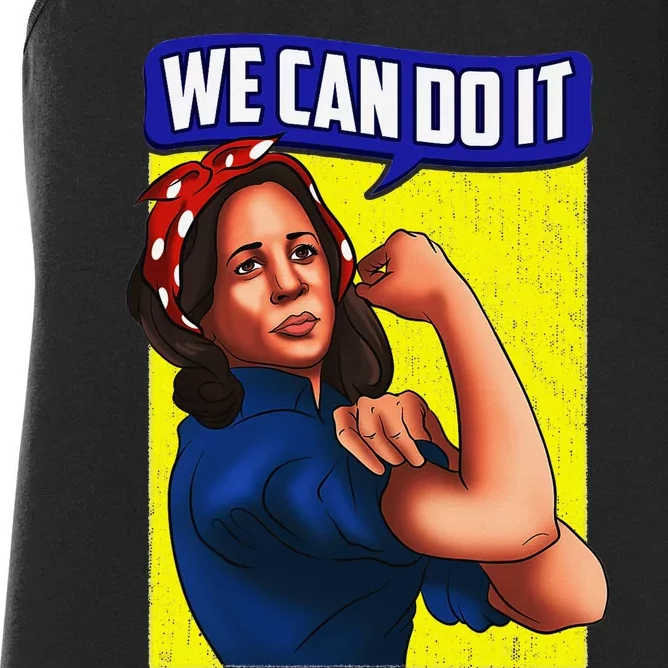 Kamala Harris We Can Do It Kamala For President Women's Racerback Tank