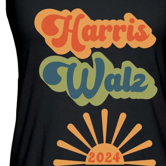 Kamala Harris Walz 2024 Ladies Essential Flowy Tank