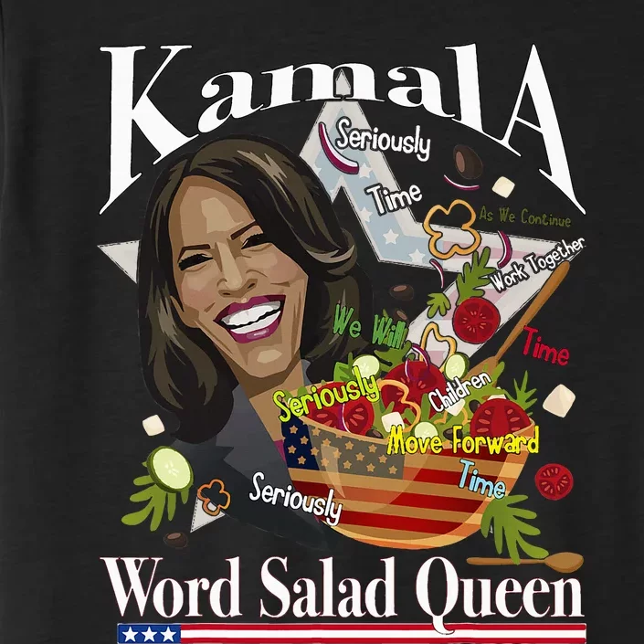 Kamala Harris Word Salad Queen Funny ChromaSoft Performance T-Shirt