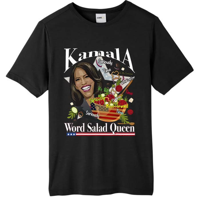 Kamala Harris Word Salad Queen Funny ChromaSoft Performance T-Shirt