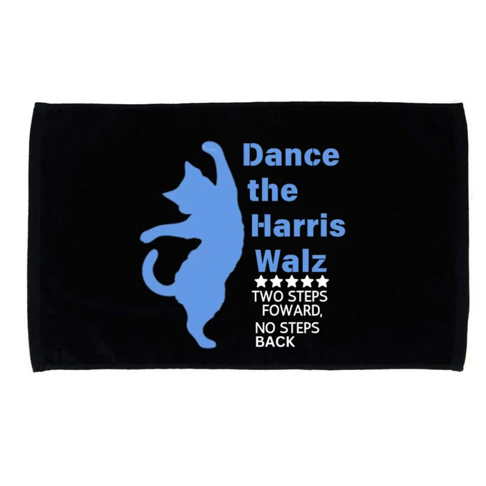 Kamala Harris Walz 2024 Waltz Dance 2 Steps Forward Not Back Microfiber Hand Towel