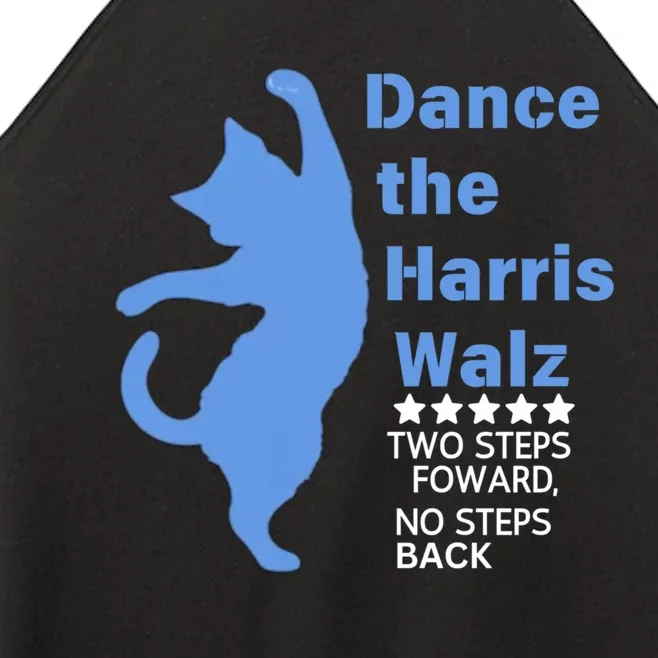 Kamala Harris Walz 2024 Waltz Dance 2 Steps Forward Not Back Women’s Perfect Tri Rocker Tank